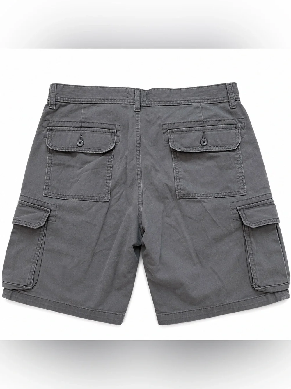 Signature by Levi Strauss Cargo Shorts Gray Men’s W33 Cotton Utility Casual